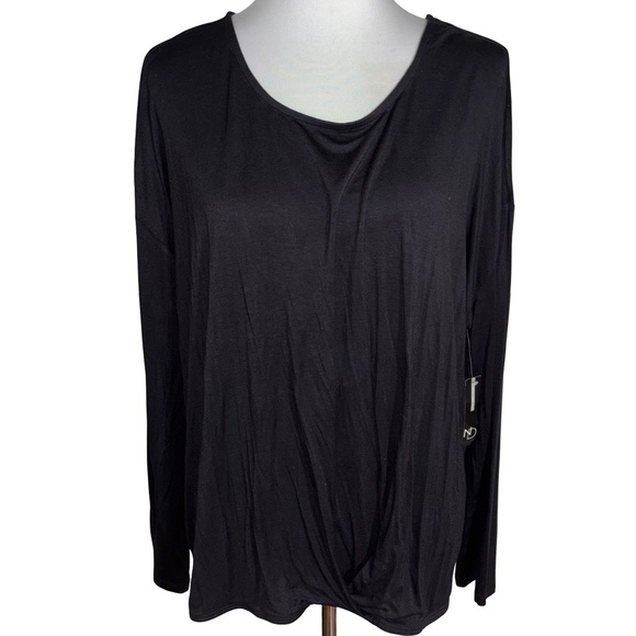 new directions Tops - New Directions Black Long Sleeve Top